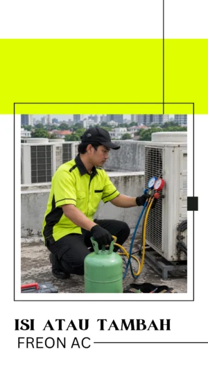 AC Mulai Panas? Tambah Freon Sekarang di Nusantara Service AC!