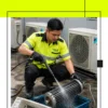 Menyemprot AC dengan Tekanan